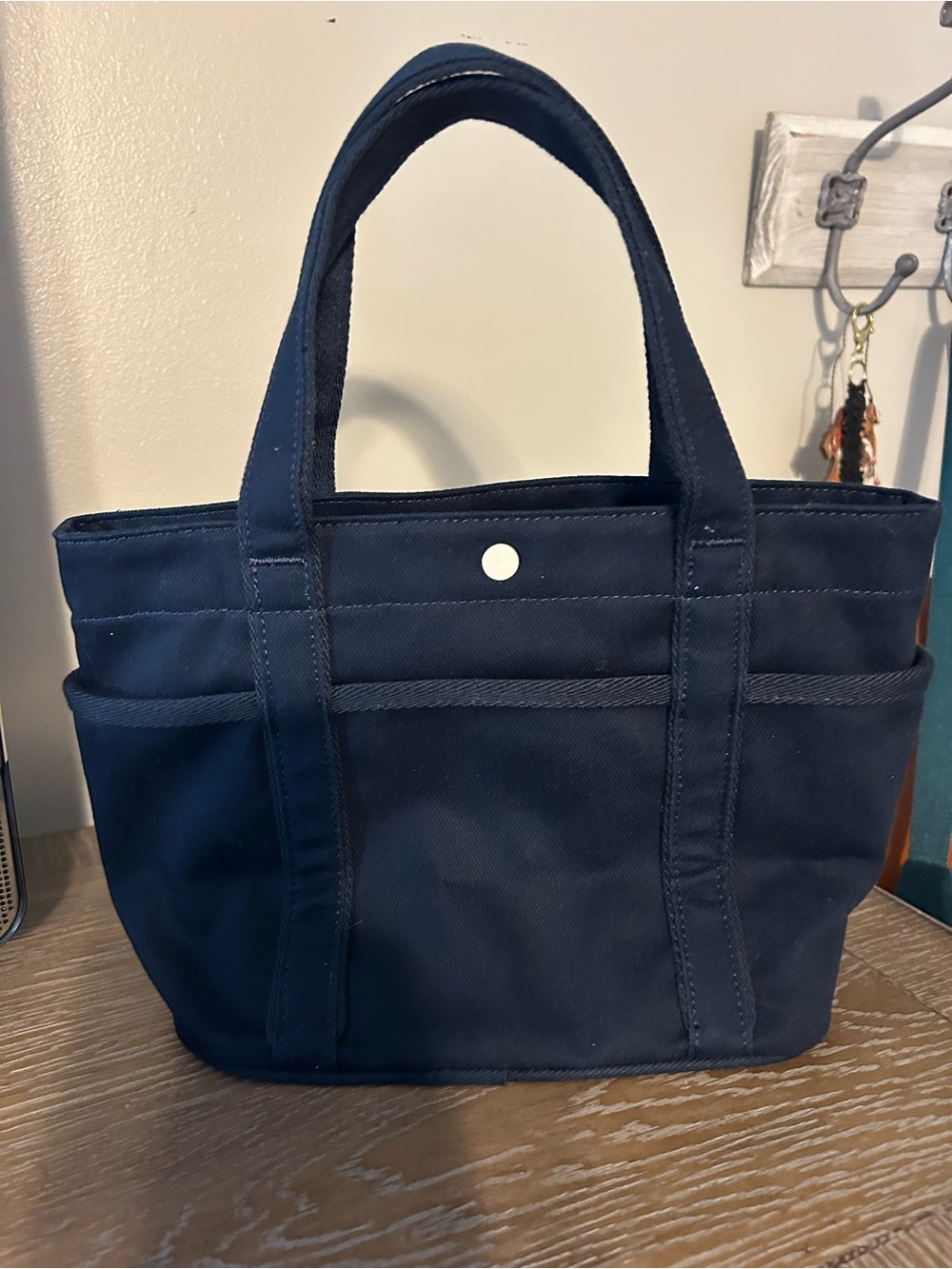 lululemon athletica True Navy Canvas Tote with Interior Pockets - Picture 2 of 7